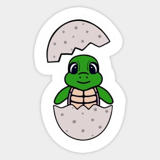 Baby Turtle Egg - Turtle Lover Art Sticker